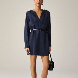 J. Crew Cabana mini dress in linen XL